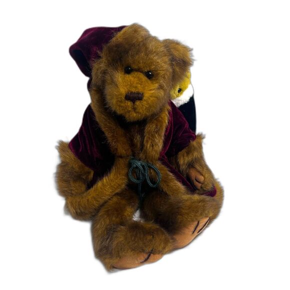 The Bearington Collection Santa Bear "Nicholas" Papa Bear Stuffed Christmas - Picture 1 of 9